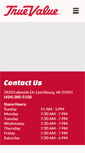 Mobile Screenshot of lynchburgtruevalue.com